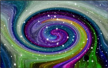 多彩漩渦星空吊頂