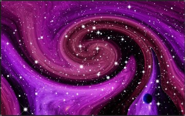 宇宙星空吊頂噴畫(huà)圖案