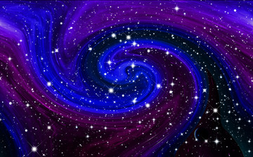 宇宙星空吊頂噴畫圖案