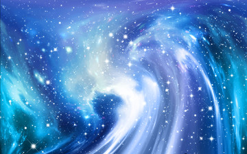 夢幻星空漩渦軟膜壁紙