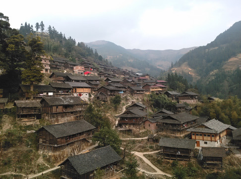 贵州三都大山传统村落