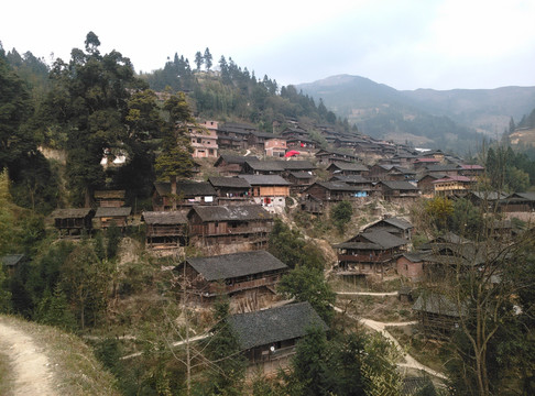 贵州三都大山传统村落