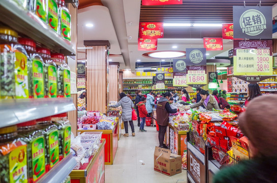 超市食品区