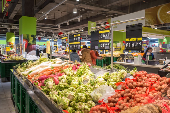 超市食品区