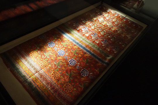 纹棉被面 西藏博物馆