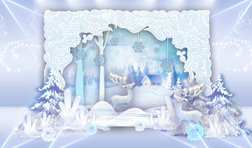 冰雪婚禮效果圖