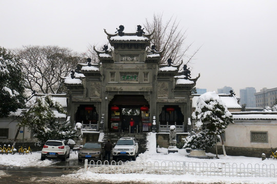 米公祠雪景