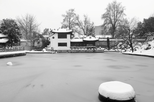 米公祠雪景