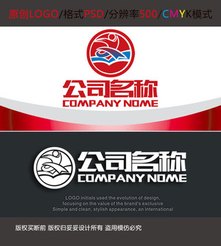 教育学校运动logo设计