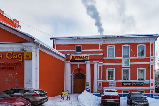 俄罗斯酒店 谢尔盖耶夫镇街景