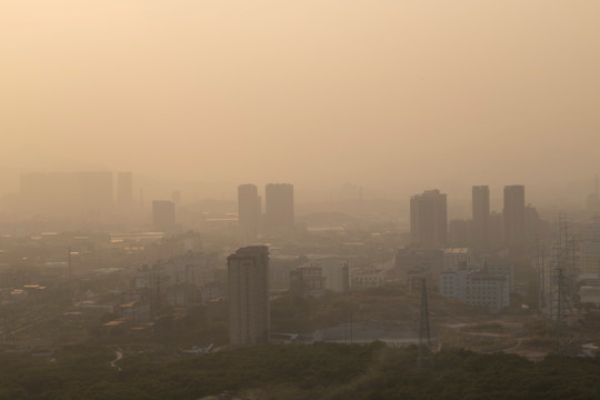 雾霾城镇