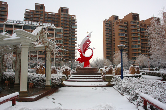 雪景小区