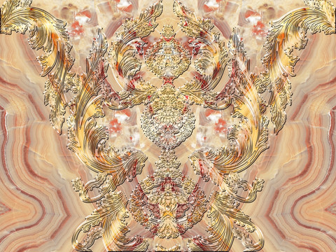 大理石紋玉石