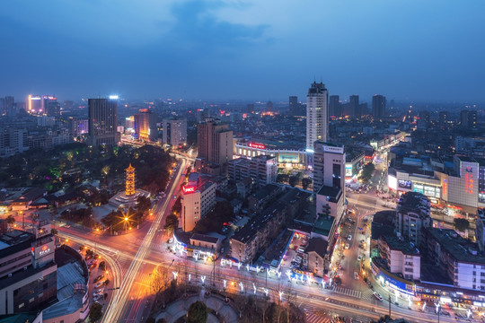 桐乡 城市夜景