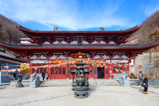 本溪财神寺 财神殿 财神庙