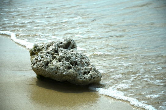 海边砾石