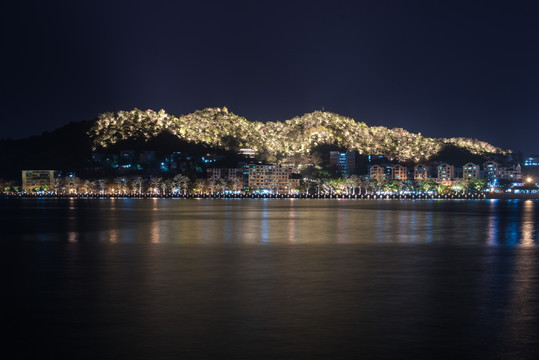 潮州韩山夜景