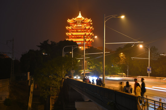 黄鹤楼夜景