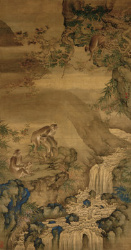 沈銓蜂猴圖