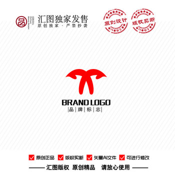 原创抽象马LOGO