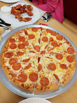 芝士火腿披萨 超大披萨
