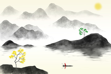 水墨山水