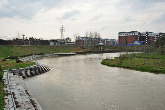 美丽乡村 河流 水沟