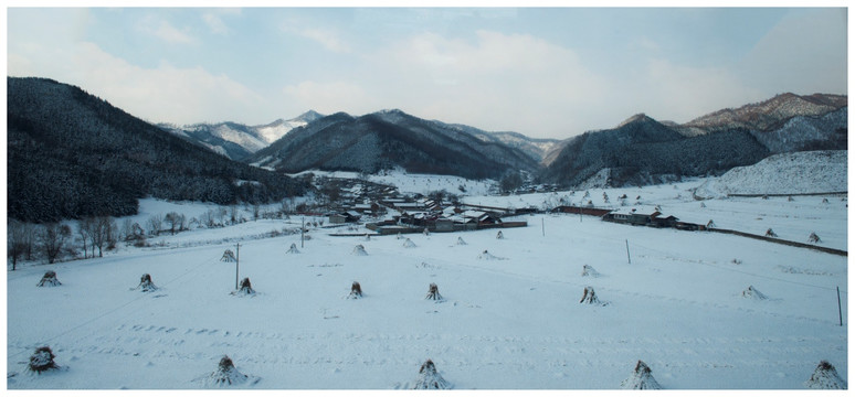 辽东 山区 雪后