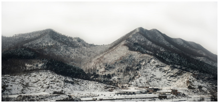 辽东 山区 雪后