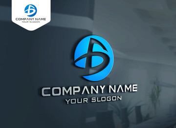 B字母標志設(shè)計 LOGO設(shè)計