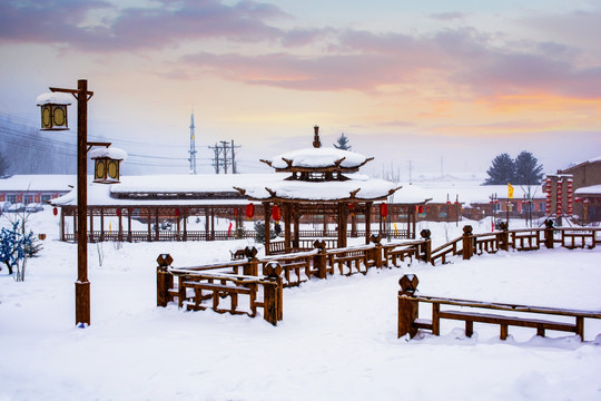 唯美雪景