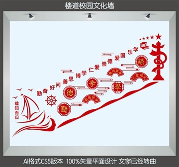 樓道校園文化墻