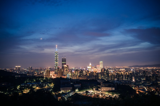 台湾城市夜景