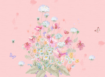 手繪花