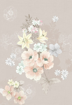 手繪花