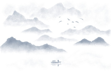 水墨山水