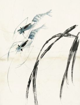 齊白石 魚蝦冊(cè)頁(yè) 之蝦