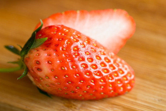 草莓 水果 高清 特写 甜品