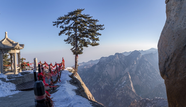 西岳华山 华山雄风 引凤亭