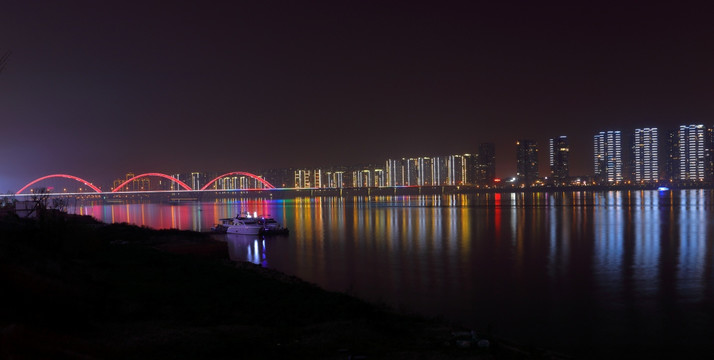 福元路大桥夜景