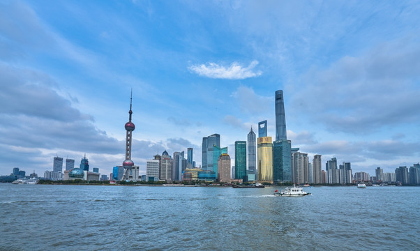 高清上海 上海陆家嘴全景