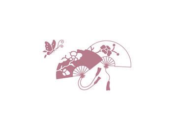 中國古典扇子圖標(biāo)