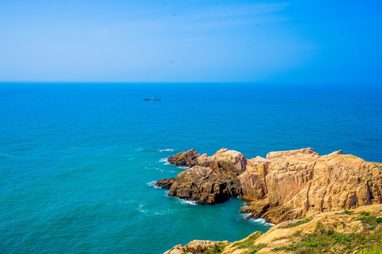 礁石 海岸线