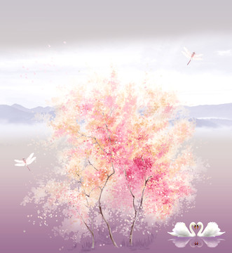 水彩樹(shù)