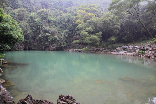 柳州 龍潭公園 雷潭 煙雨