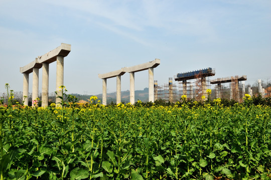 在建公路桥