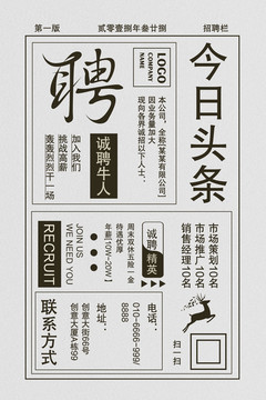 創(chuàng)意招聘