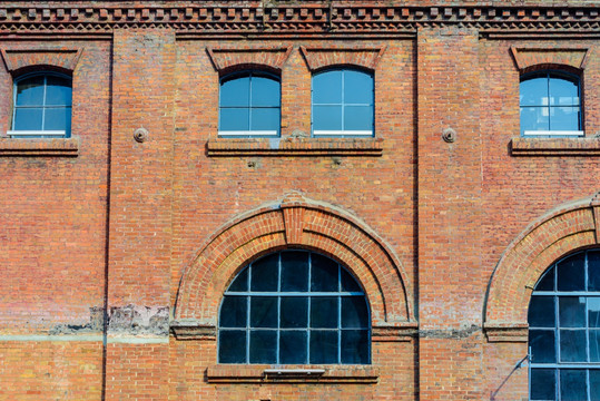 老厂房 砖墙 窗框