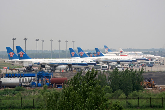 停机坪 飞机 中国南方航空