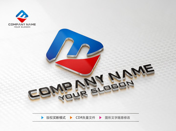 M字母LOGO设计